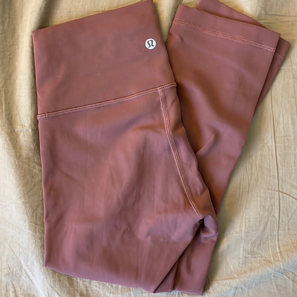 Lululemon Wunder Train Crop Leggings